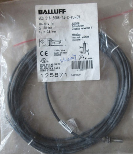 原装BALLUFF巴鲁夫传感器BES 516-3006-E4-C-PU-05接近开关