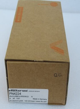 原装正品全新德国易福门IFM压力开关 PN4224 现货PN4224