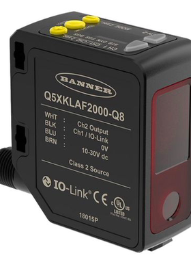原装BANNER邦纳Q5XKLAF2000-Q8激光测距传感器Q5XKLAF2000-Q8-PFM