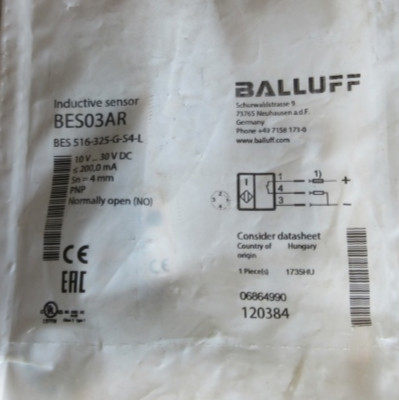 原装BALLUFF巴鲁夫传感器BES03AR BES 516-325-G-S4-L接近开关