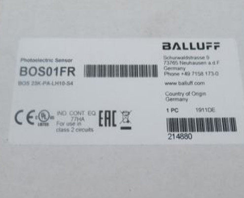 原装BALLUFF巴鲁夫传感器BOS 23K-PA-LH10-S4 BOS01FR接近开关