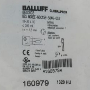 003 原装 BES00C6 S04G NSC15B BALLUFF巴鲁夫传感器BES M08EE