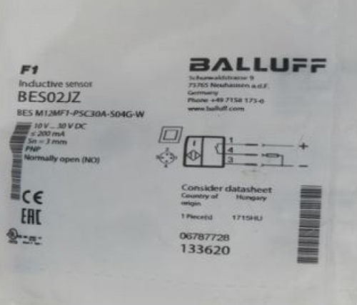 原装BALLUFF巴鲁夫传感器BES M12MF1-PSC30A-S04G-W BES02JZ