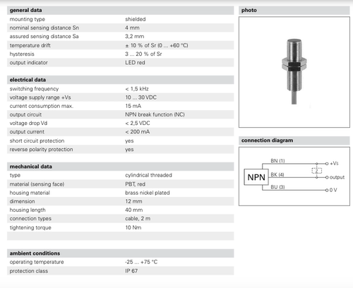 现货IGYX 12N37B3/L IGYX 12P37B3/S14L堡盟Baumer电感式接近开关