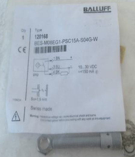 原装巴鲁夫近接开关BES M08EG1-PSC15A-S04G-W 120168