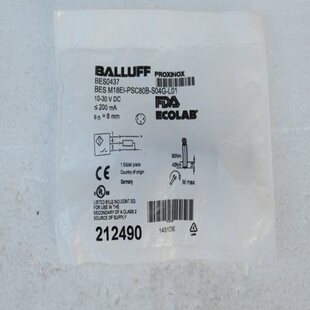 PSC80B 全新巴鲁夫BALLUFF传感器 BES M18EI L01现货BES0437 S04G