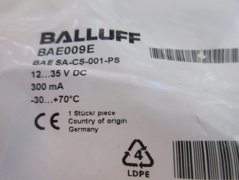 原装BALLUFF巴鲁夫传感器BAE009E BAESA-CS-001-PS接近开关