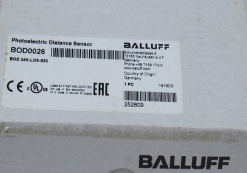 原装BALLUFF巴鲁夫传感器BOD 24K-LI05-S92 BOD0026接近开关