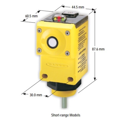 邦纳超声波传感器Q45UBB63DAC,Q45UBB63BC,Q45ULIU64ACR/BCR Q6