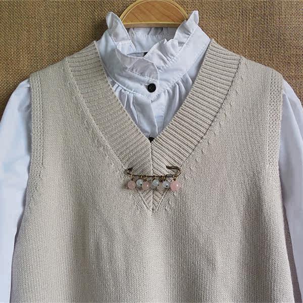 Broche femme en cristal naturel pierres semi-précieuses - Ref 1170592 Image 4