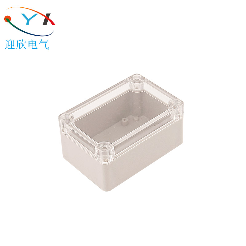 F4迎欣100 68 50小型密封塑料防水接线盒室外端子排分线盒穿线盒