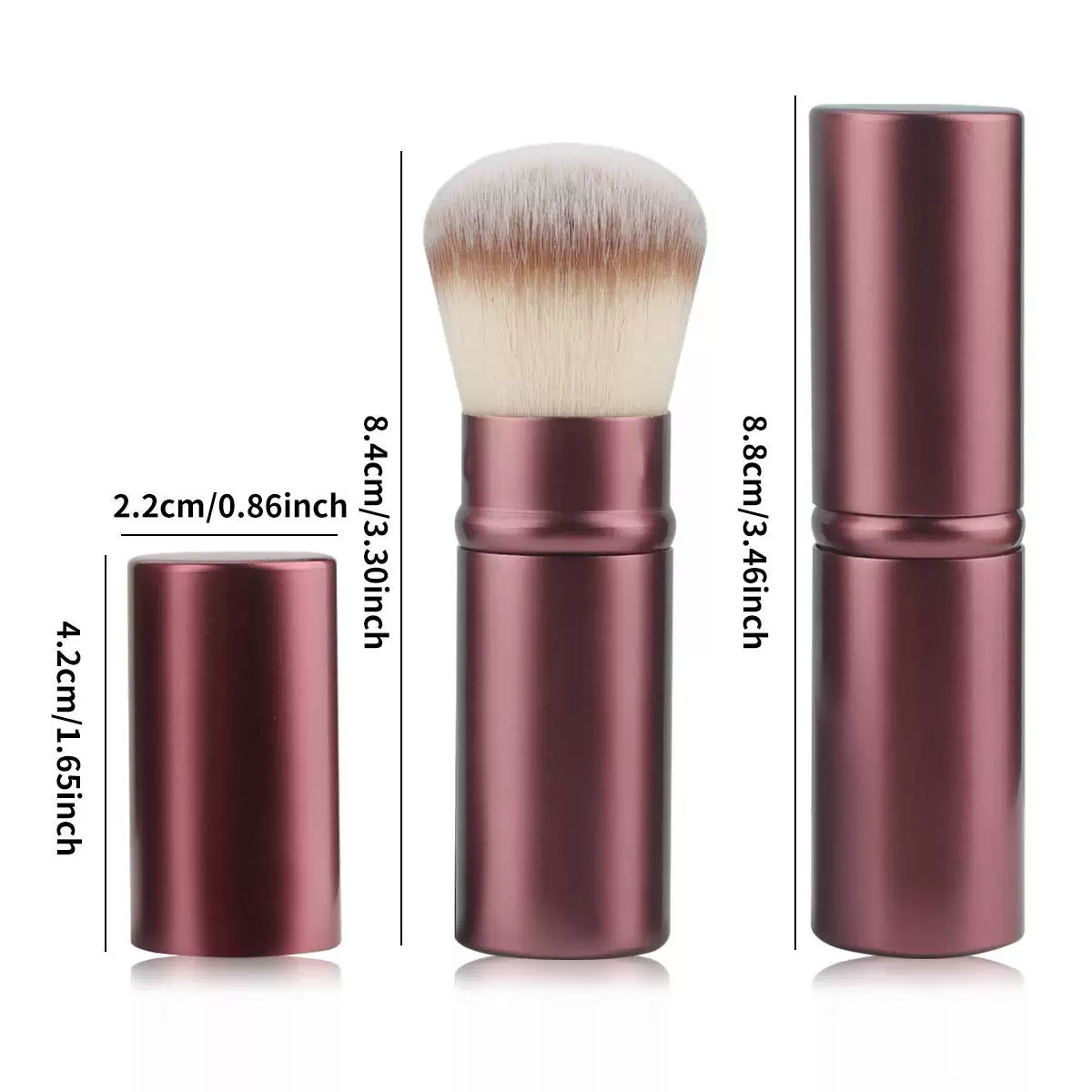 Кисть для путешествий, румяна для лица, универсальная пудра, интернет-селебрити