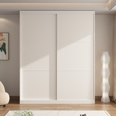 拉门衣柜家用卧室实木衣柜儿童收纳柜收纳大容量小户型移门定制