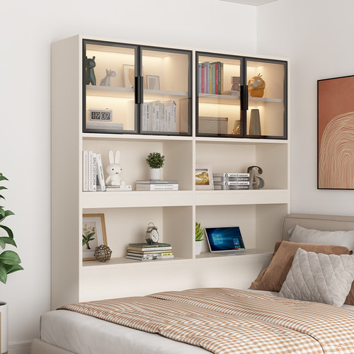 HALO实木奶油风实木夹缝柜床边柜