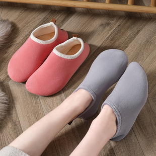 成人秋冬加绒加厚地板鞋男女情侣家居鞋大人保暖室内防滑早教袜套