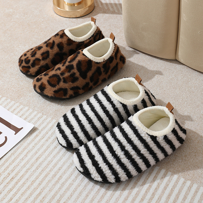 海漠川防滑男女橡胶底加绒袜套