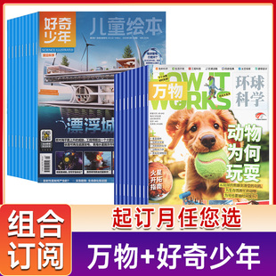 组合订阅 好奇少年 15岁中小学生科学文明天文考古环球科学科普百科How works中文版 万物2026年起订儿童绘本原奇点科学9