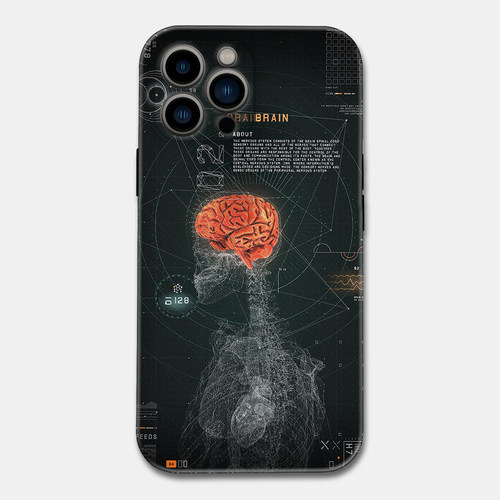 大脑手机壳医学生手机壳苹果15