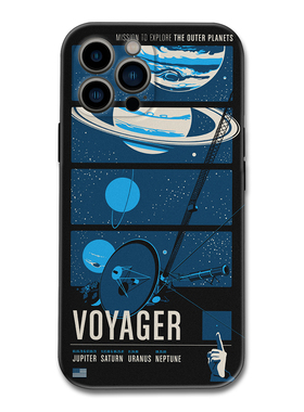 NASA旅行者号手机壳适用IQOO13NEO9科幻苹果16PromaxIMD工艺全包华为红米K70MATE60防摔小米15宇宙红米NOTE14