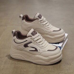 女鞋2026新款今年流行爆款小白鞋春季内增高6春季德训新款韩版ins