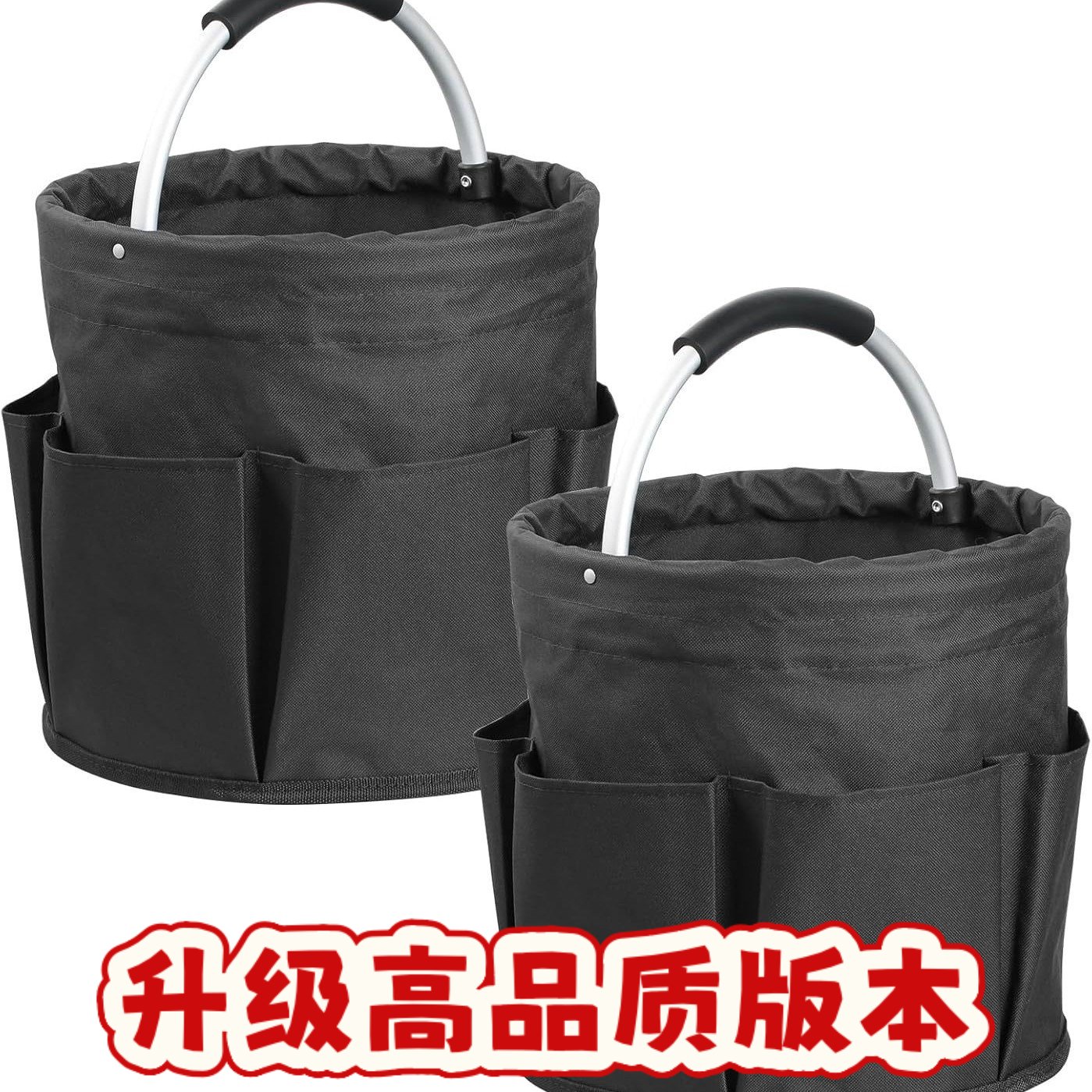 牛津布桶式工具收纳盒多功能清洁收纳篮户外露营野餐篮洗澡篮SS04