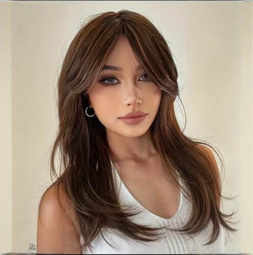 八字刘海【手勾cos假发】13×4大蕾丝Cos表演欧美假发 做发型 wig