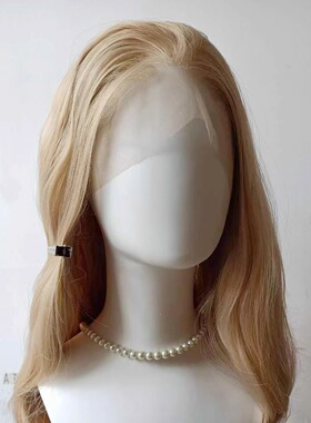 【手勾cos假发】13×4大蕾丝Cos表演高温丝假发毛胚 紫色长发