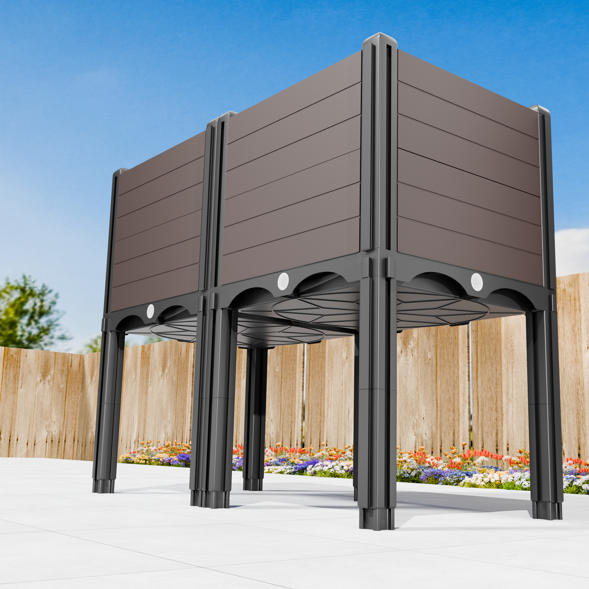 种菜专用箱阳台种植箱大号户外花箱高脚塑料花盆家用方形盆栽盆子,鲜花速递/花卉仿真/绿植园艺,花托/移动托盘,淘宝优惠券,粉丝福利购,淘宝优惠卷