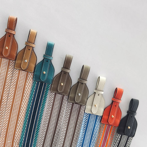 爱马仕菜篮子包肩带伊芙琳宽织带