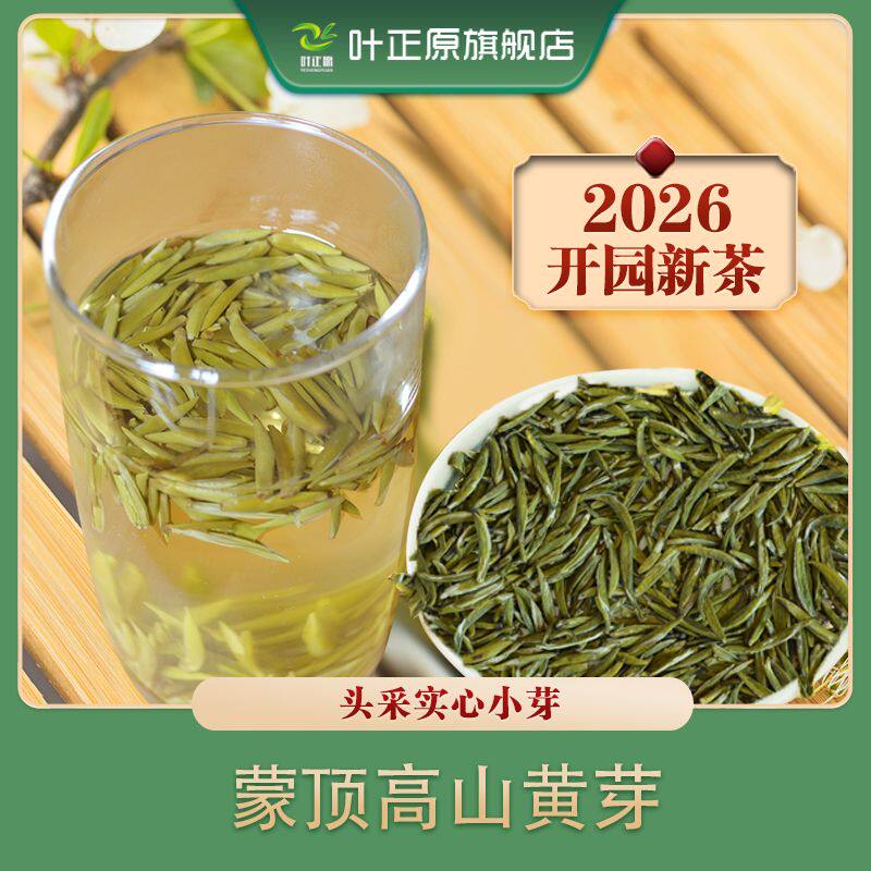 2026新茶蒙顶黄芽100克 蒙顶山头采黄芽特级黄茶