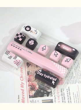 个性增补键帽moa高度机械键盘方向键ESC回车分裂空格增补替补键