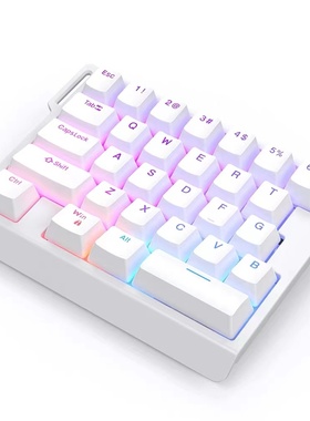 ZUOYA HE30 单手磁轴键盘8K电竞打瓦无畏契约快速触发急停女生