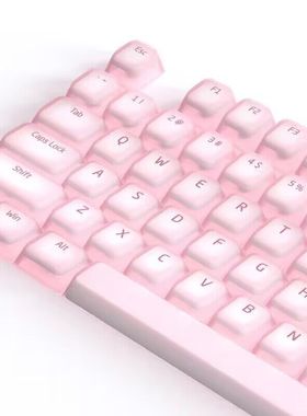 狼派CIY Nogi喏叽硅胶键帽PBT透光软萌粉多巴胺原厂静音硅胶键帽