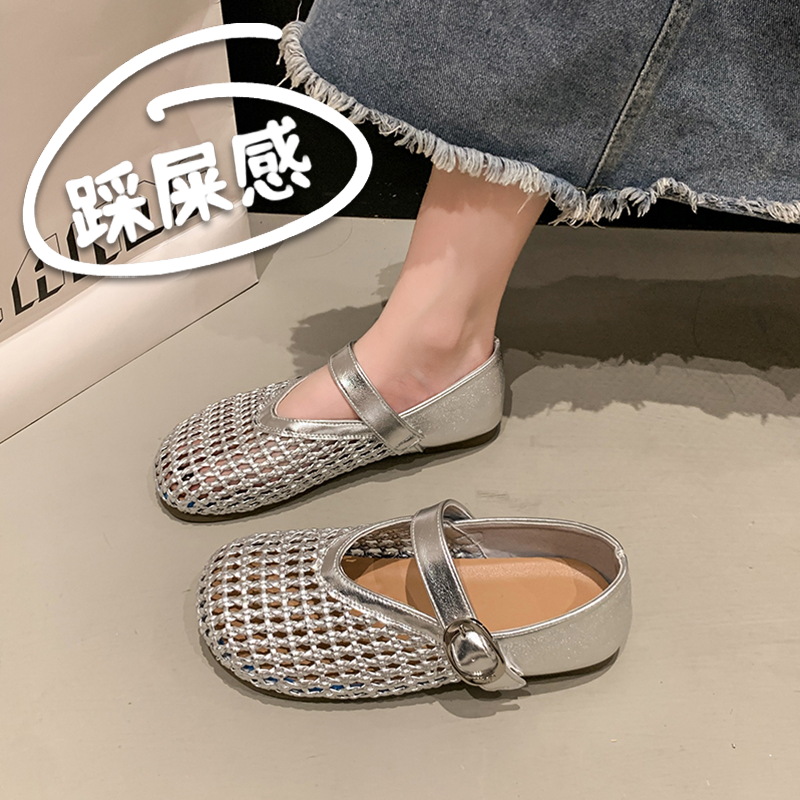 达芙尼镂空玛丽珍女鞋夏季透气