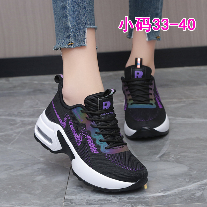 老北京布鞋女2025新款春秋运动鞋33小码34厚底休闲旅游鞋透气网面