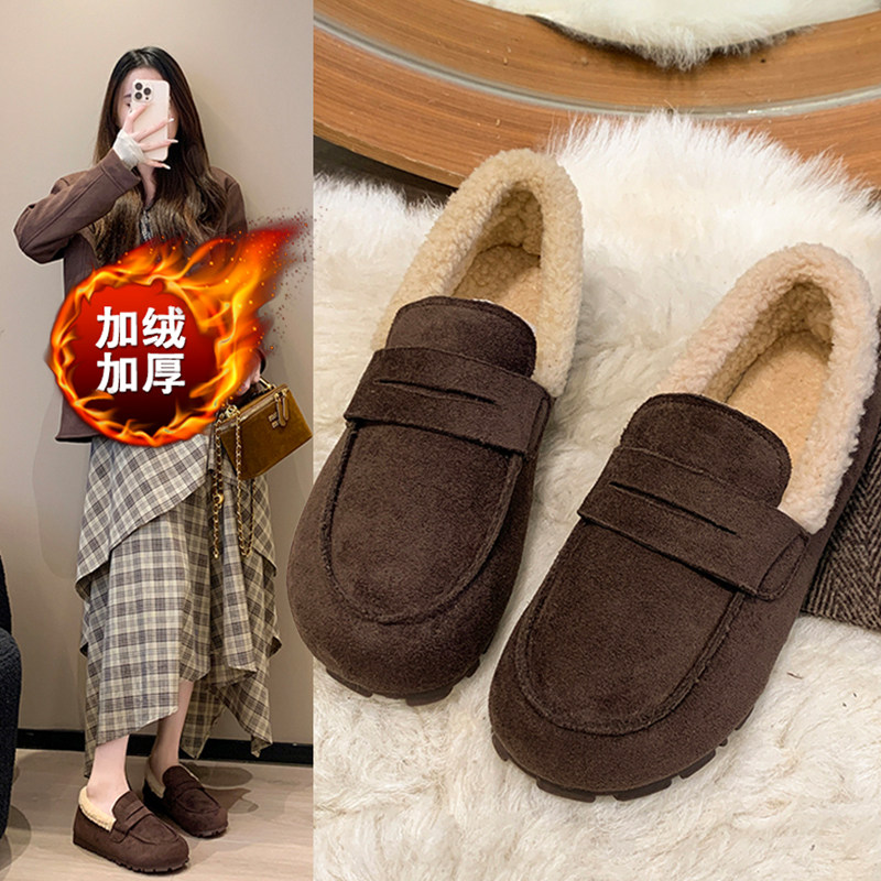 老北京布鞋女加绒棉鞋冬季外穿防滑老人鞋软底舒适妈妈豆豆鞋奶奶,女鞋,棉鞋,淘宝优惠券,粉丝福利购,淘宝优惠卷