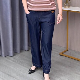 妈妈薄款裤子女款夏中年休闲裤女2025新款C大码夏季休闲长裤男