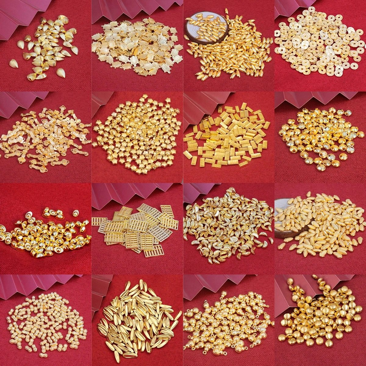 迷你金元宝金条金米金如意算盘钱币吉祥物乔迁家居聚宝盆装饰品