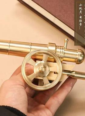 金属意大利大炮模型摆件可放炮
