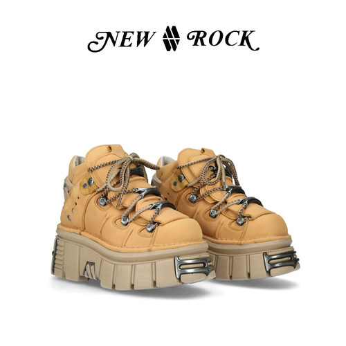 NewRock新款朋克厚底鞋