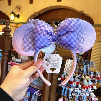 上海迪士尼2024春日米妮紫色发箍