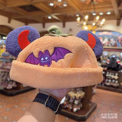 2025万圣节米奇南瓜蝙蝠卡通帽子