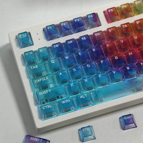 恺宙PC雾透键帽原厂透光不易打油