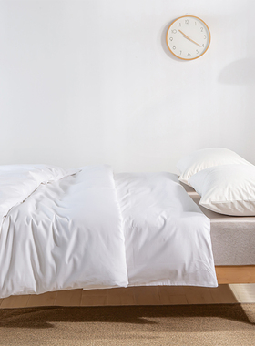 全棉纯白色内胆套棉胎被套纯棉被罩单件被絮垫套1.5m2.0米褥子套