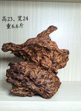 摆件装饰广西土沉香香木摆件纯手工加工原木根雕木艺茶室客厅天然