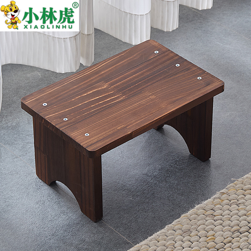 日式实木小板凳家用凳子松木凳脚凳矮凳成人沙发凳茶几桌凳脚踏凳