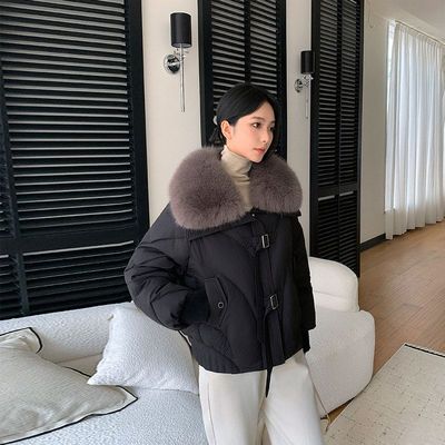 2025年冬季新款羽绒棉服女短款