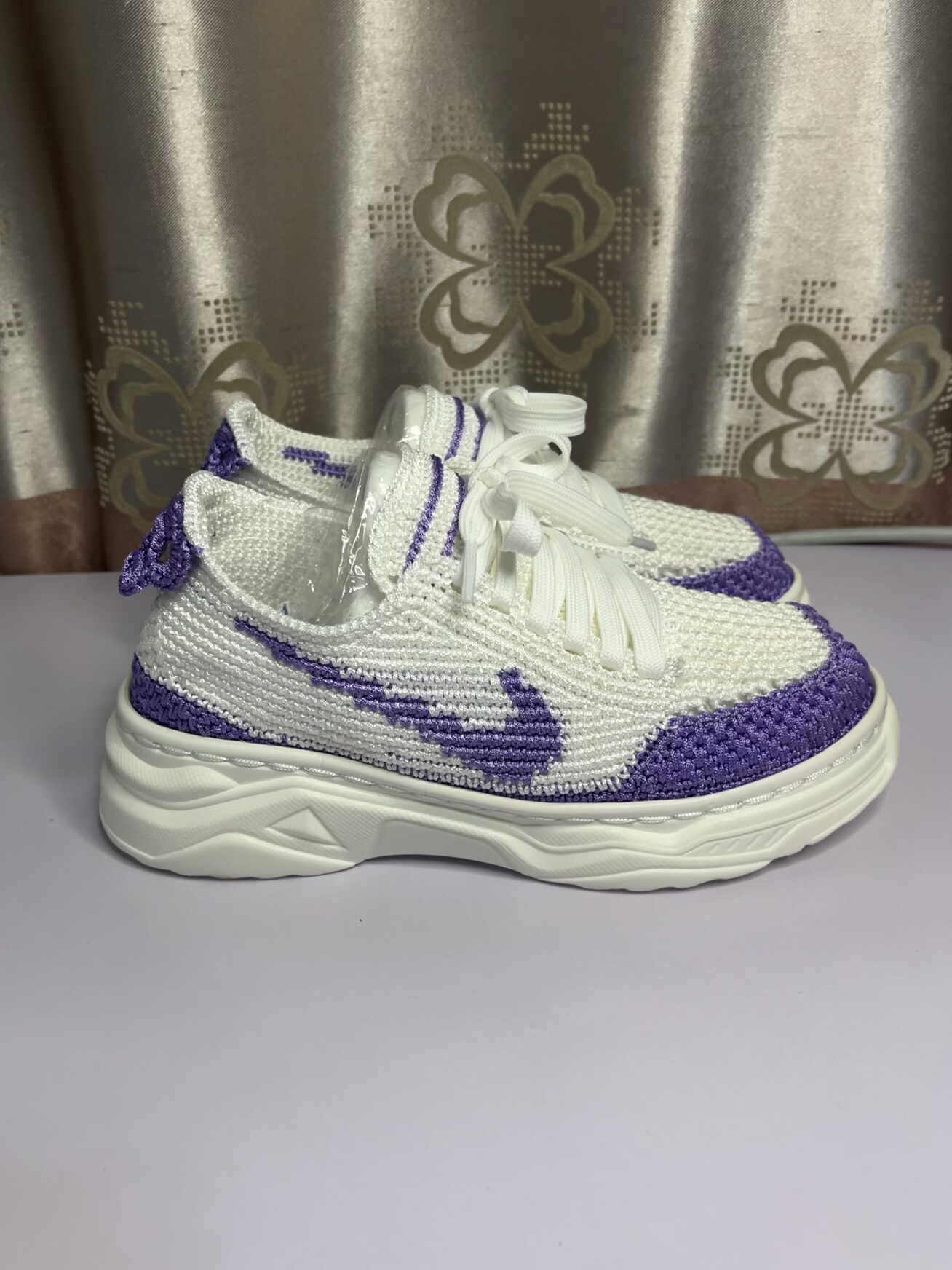 成品纯手工钩织踏莲运动鞋 男女通款 四季单鞋 正规码