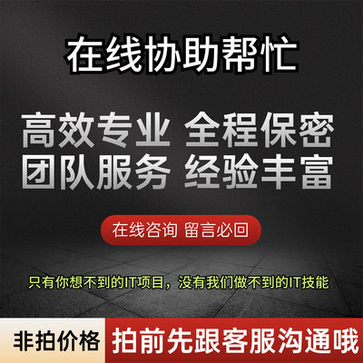 在线帮忙解决it问题远程解决不方便的活在线沟通语音沟通解决服务