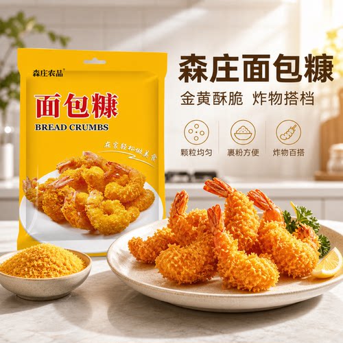 森庄农品面包糠家用油炸香酥脆